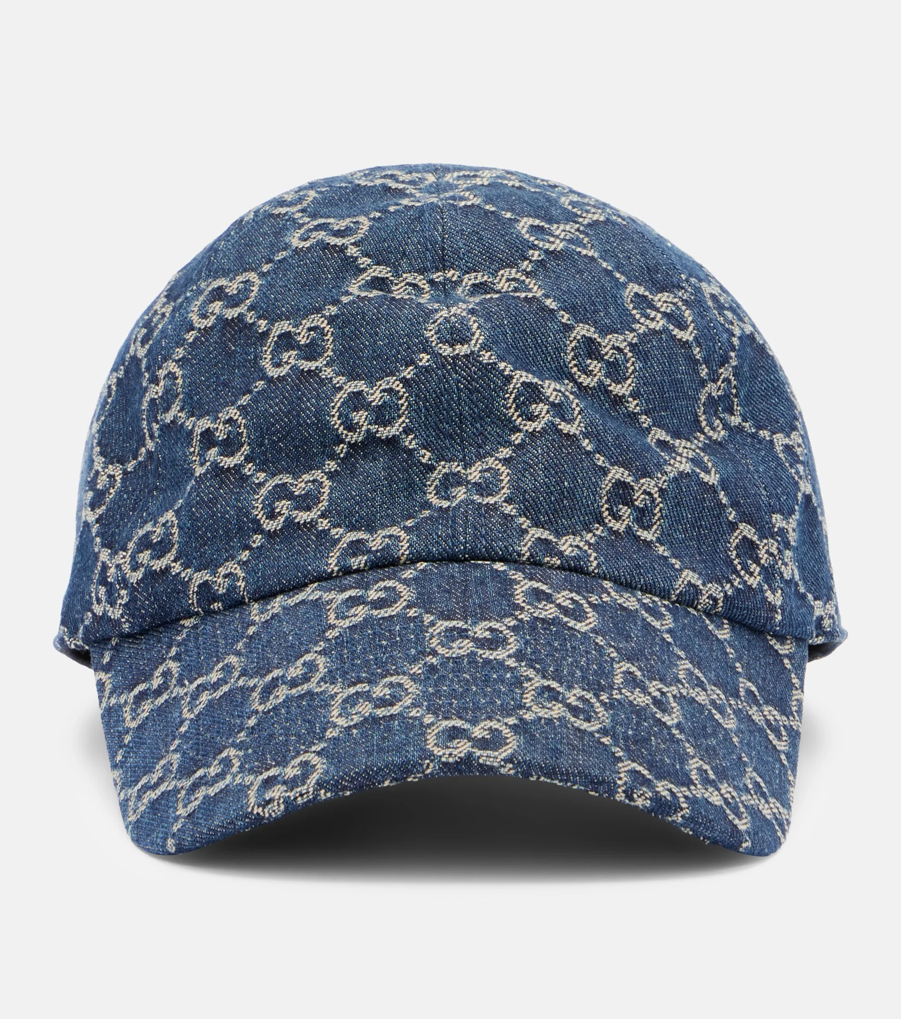 GG denim baseball cap - 1