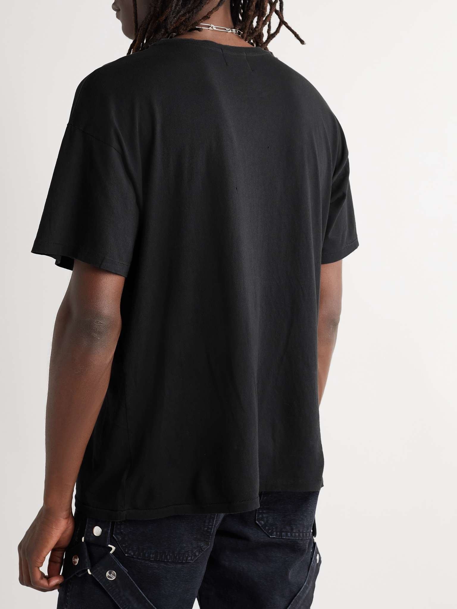 Neglect Printed Cotton-Jersey T-Shirt - 4