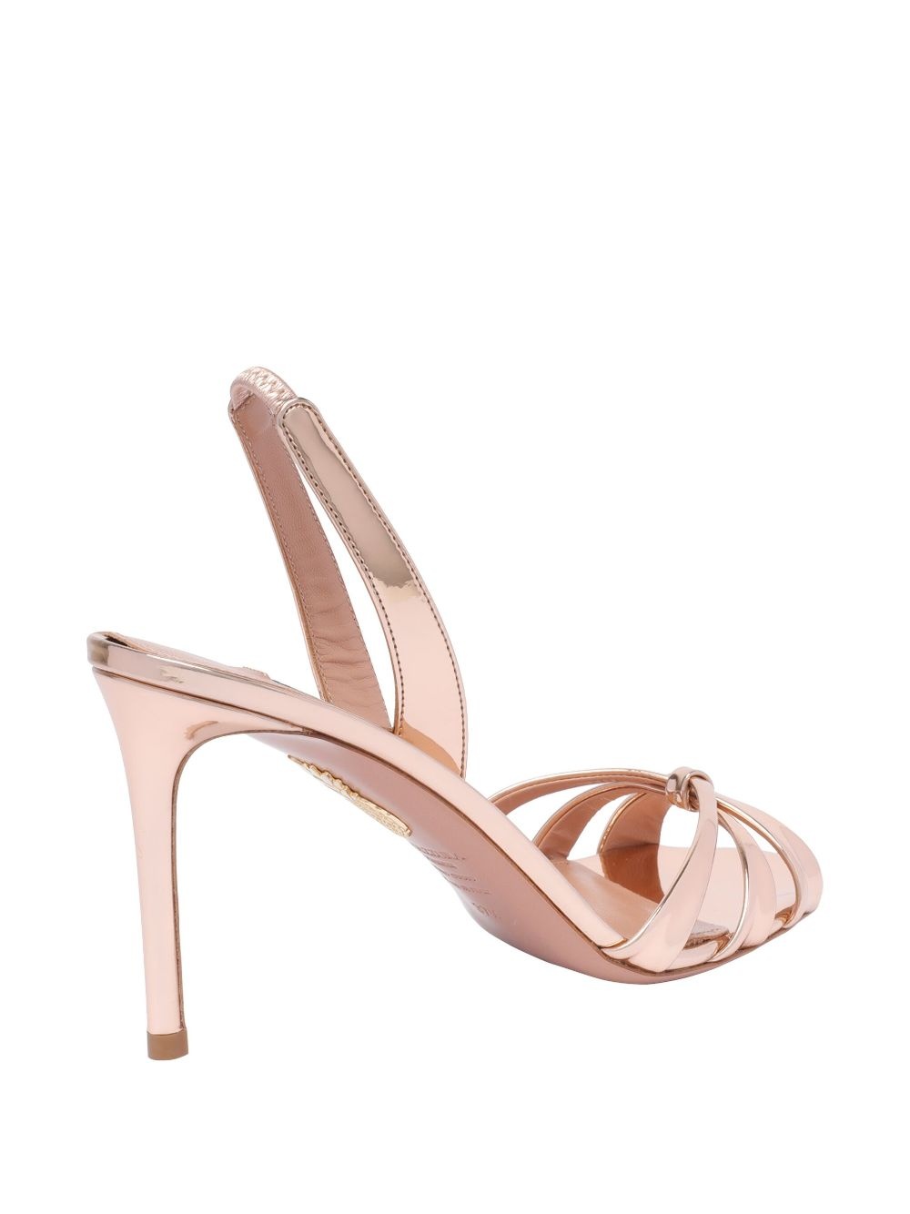 85mm leather sandals - 3