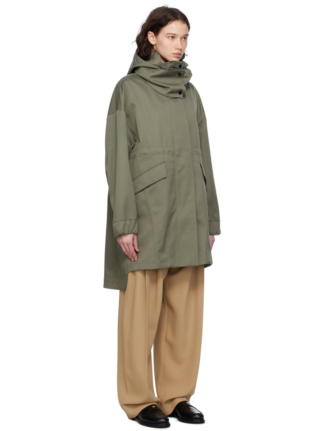 Khaki Olivine Coat - 2