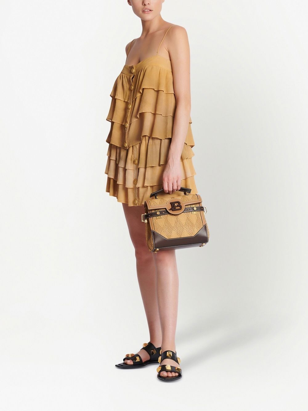 woven-wicker B-Buzz shoulder bag - 2