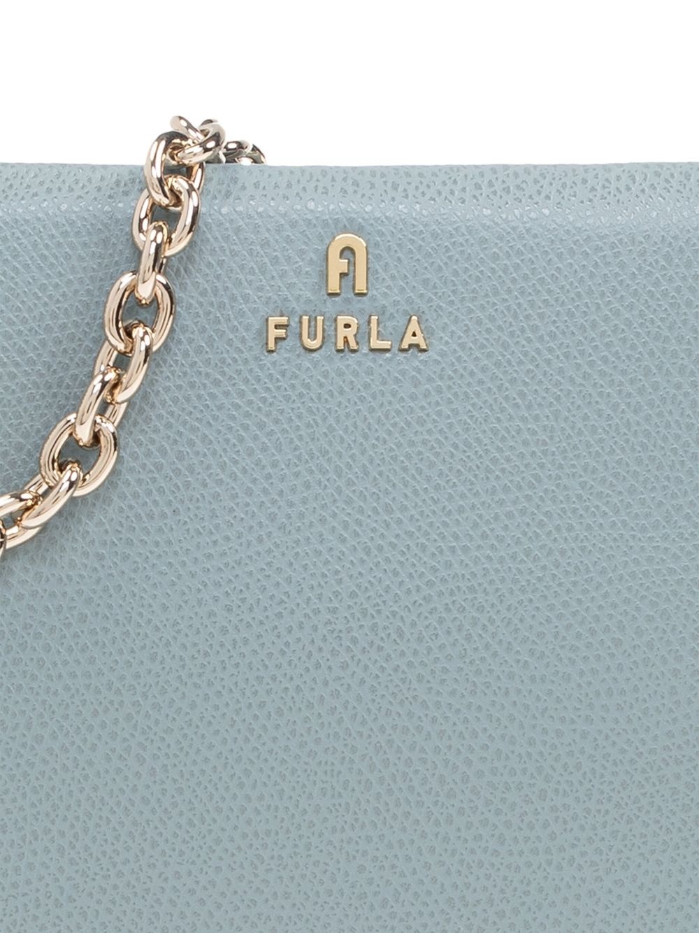 chain-strap leather bag - 6