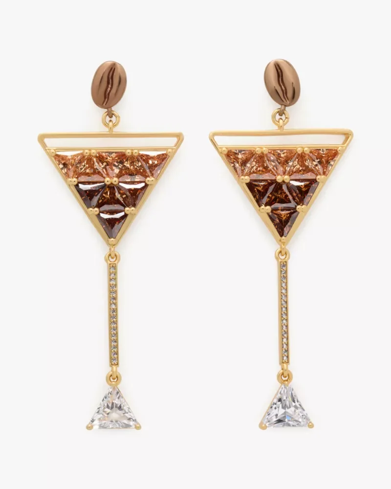Shaken And Brewed Statement Earrings - 1