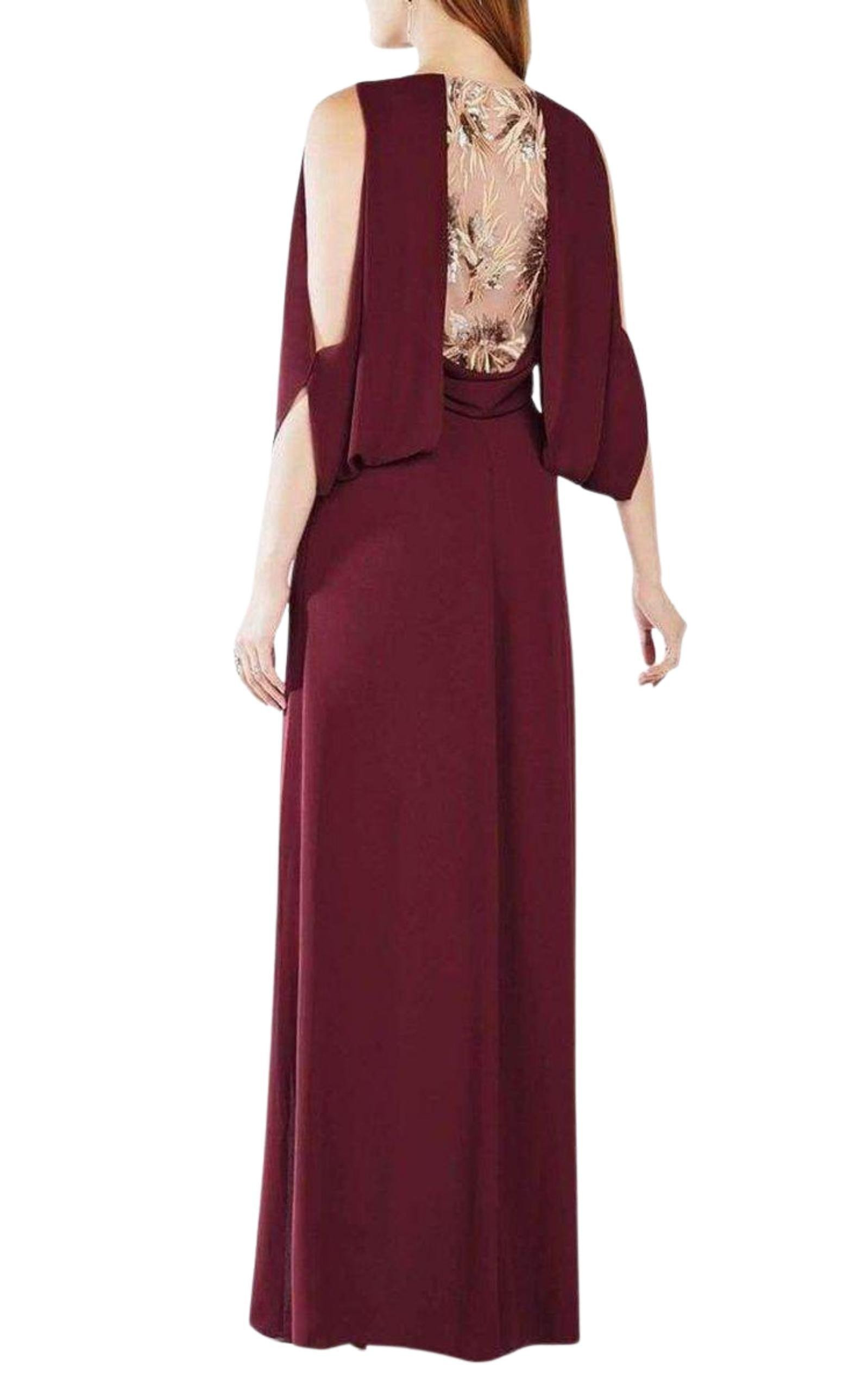 BCBGMAXAZRIA - Cornelia Embroidered Sequin Gown - 2
