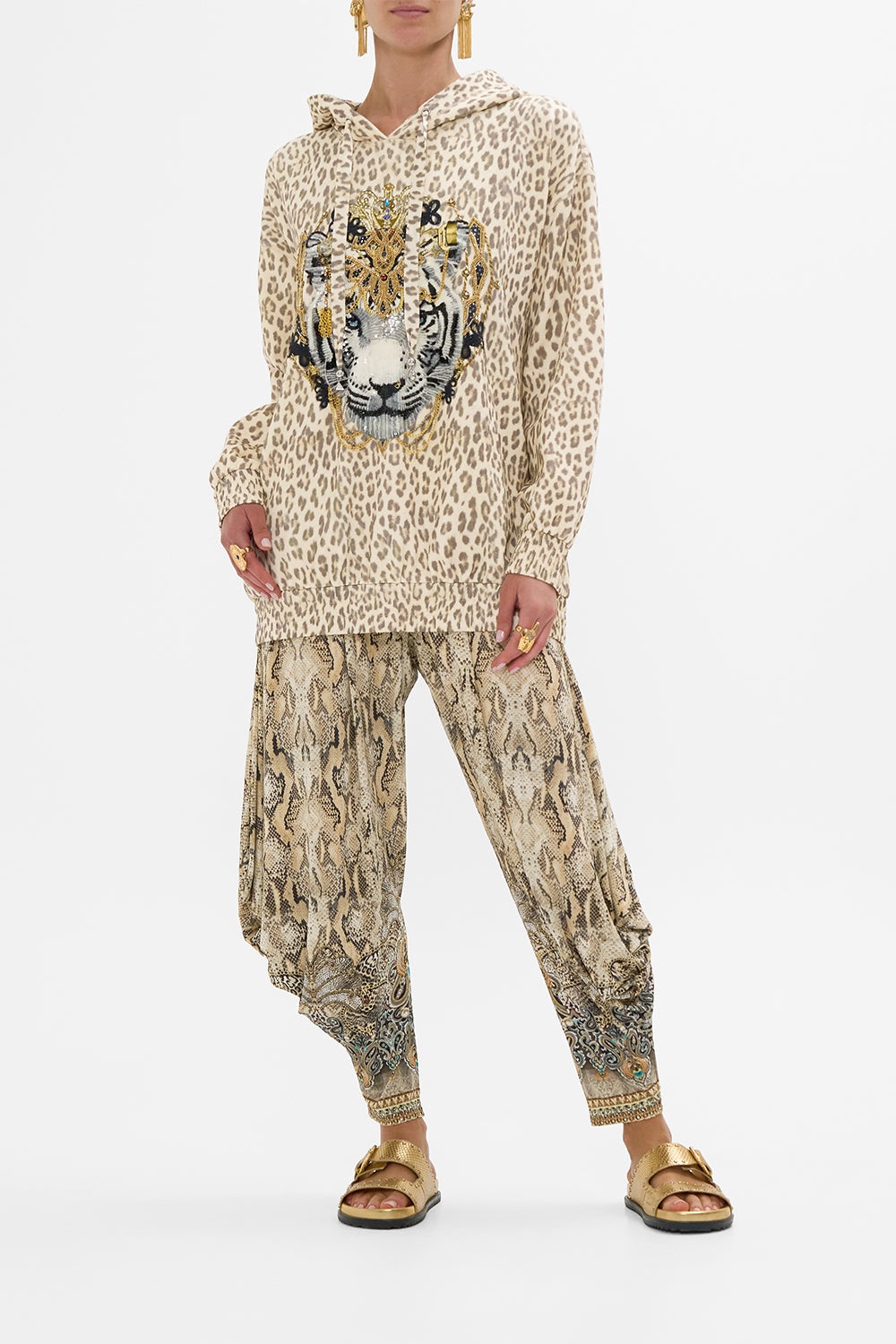 JERSEY DRAPE PANT WITH POCKET - 2
