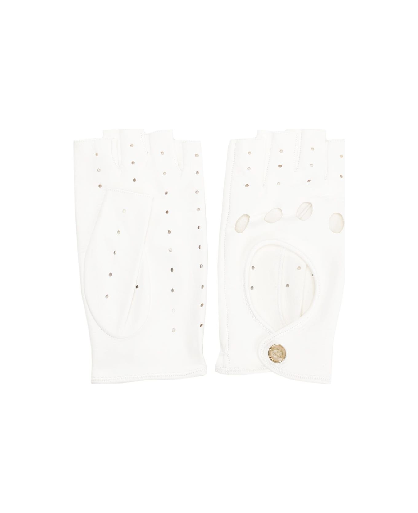 Fingerless Nappa Gloves - 1