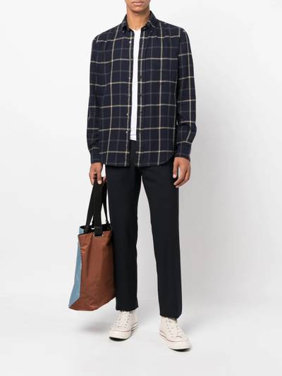 Aspesi cotton bold-check shirt outlook