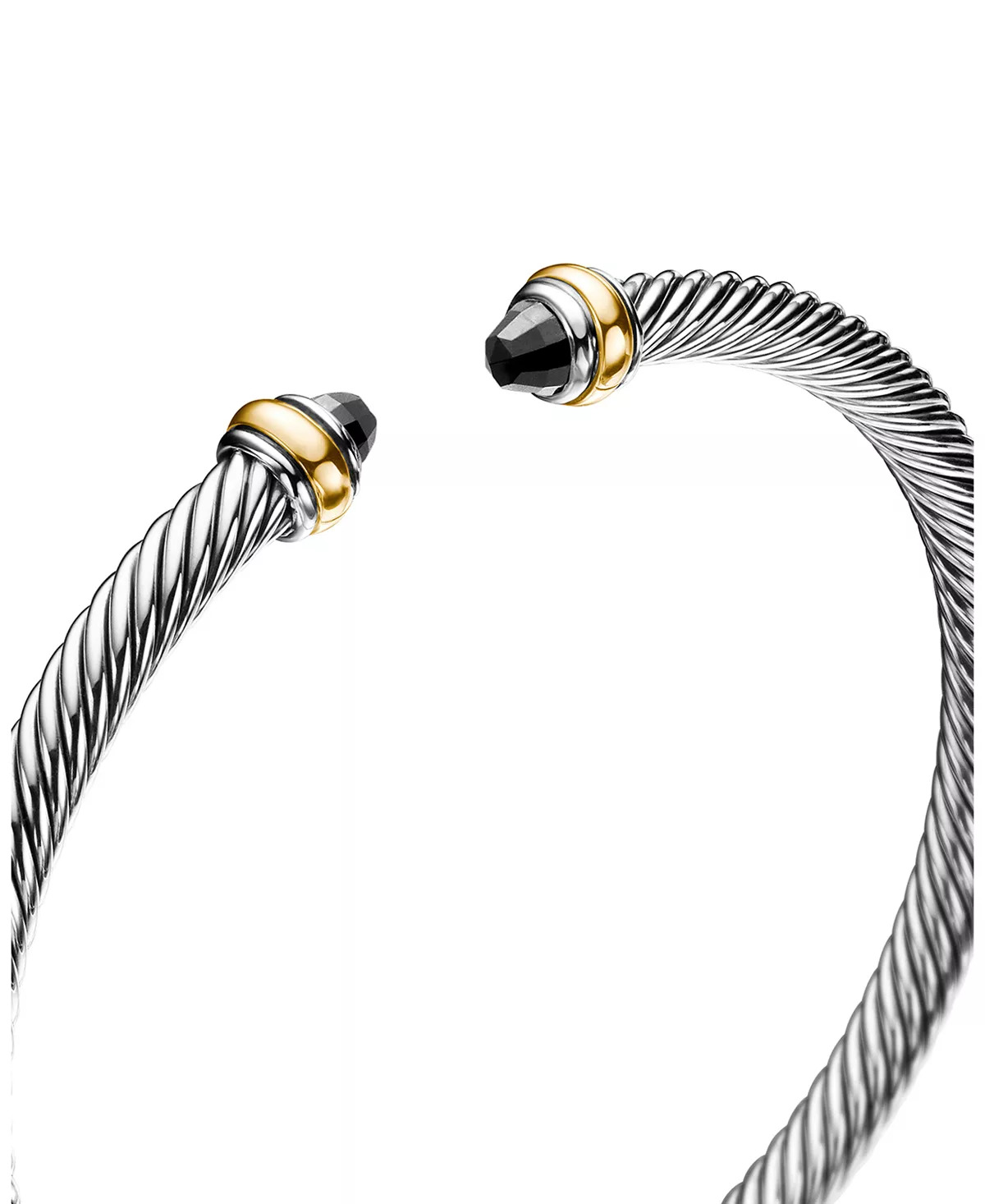 Cable Classic Bracelet with Gemstones or Sterling Silver - 5