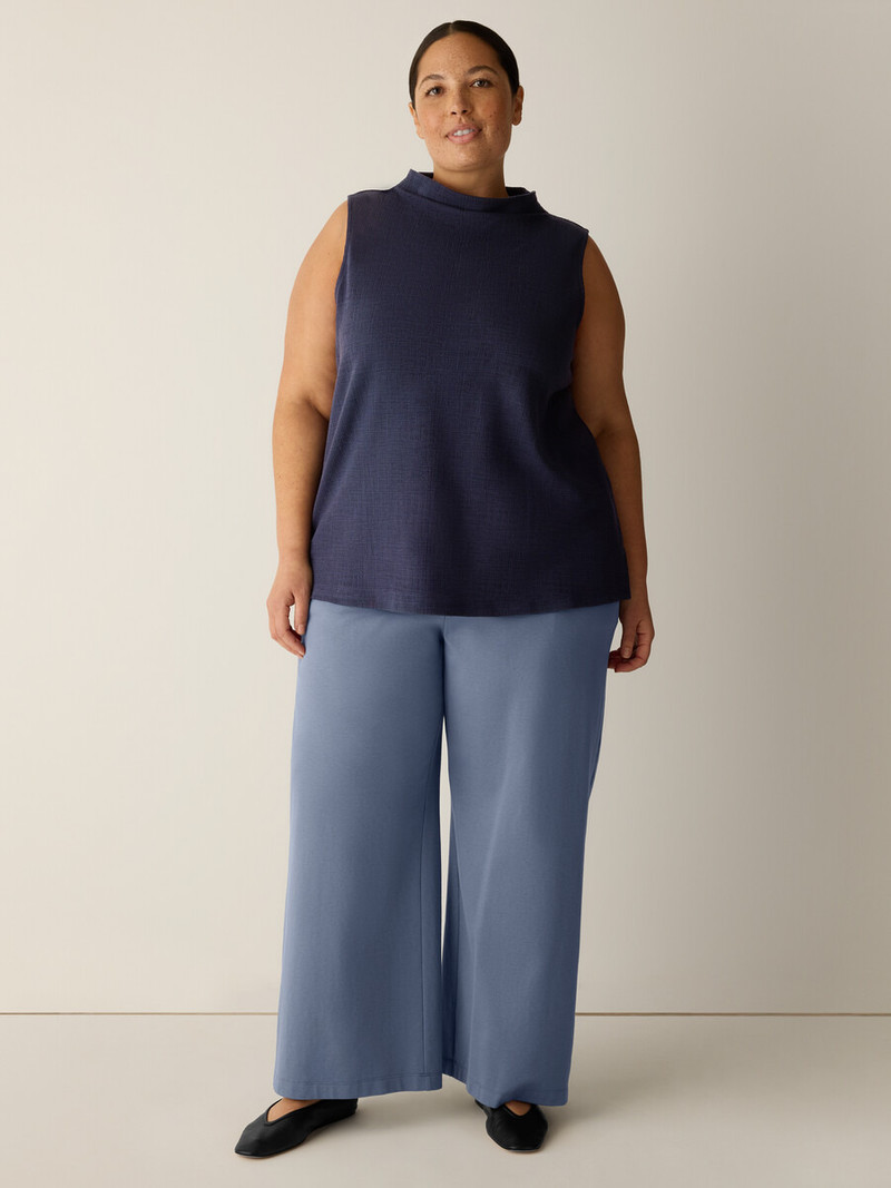 Cross Hatch Stretch Jersey Funnel Neck Tank 6