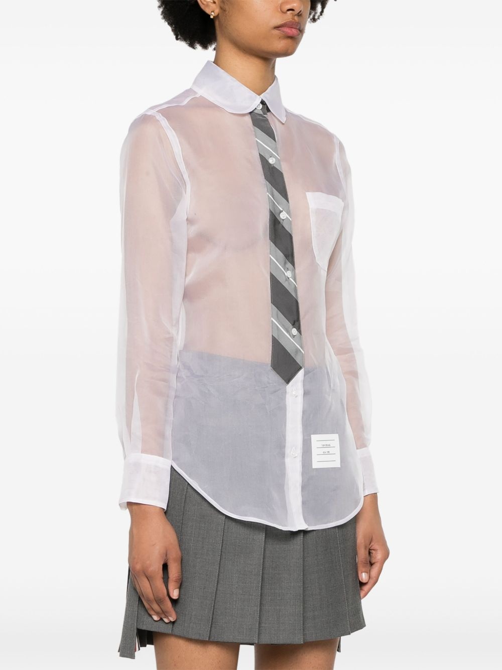 organza silk shirt - 3