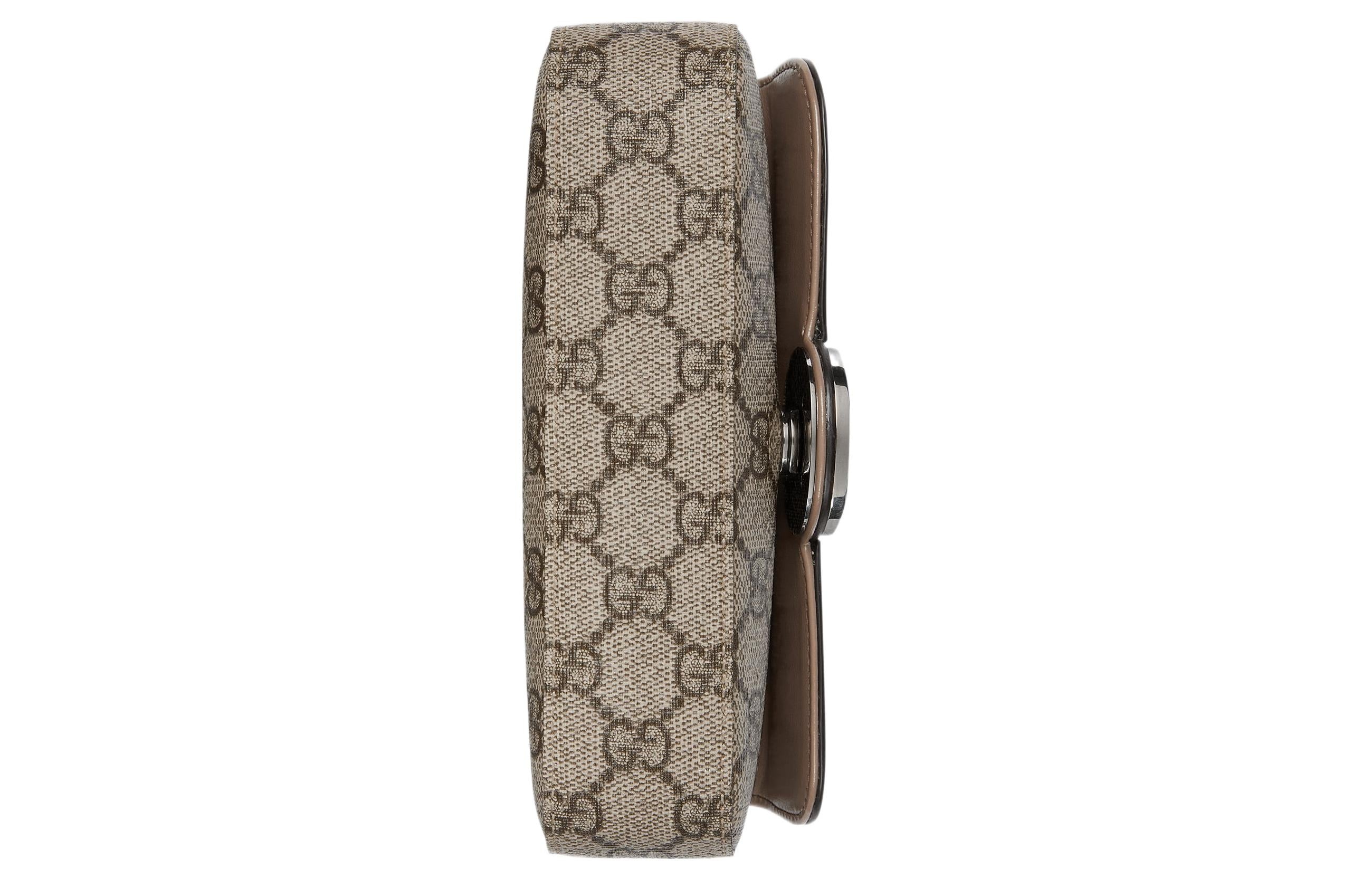 (WMNS) Gucci Petite GG Mini Bag 'Beige Ebony' 760194-92TIG-9770 - 7