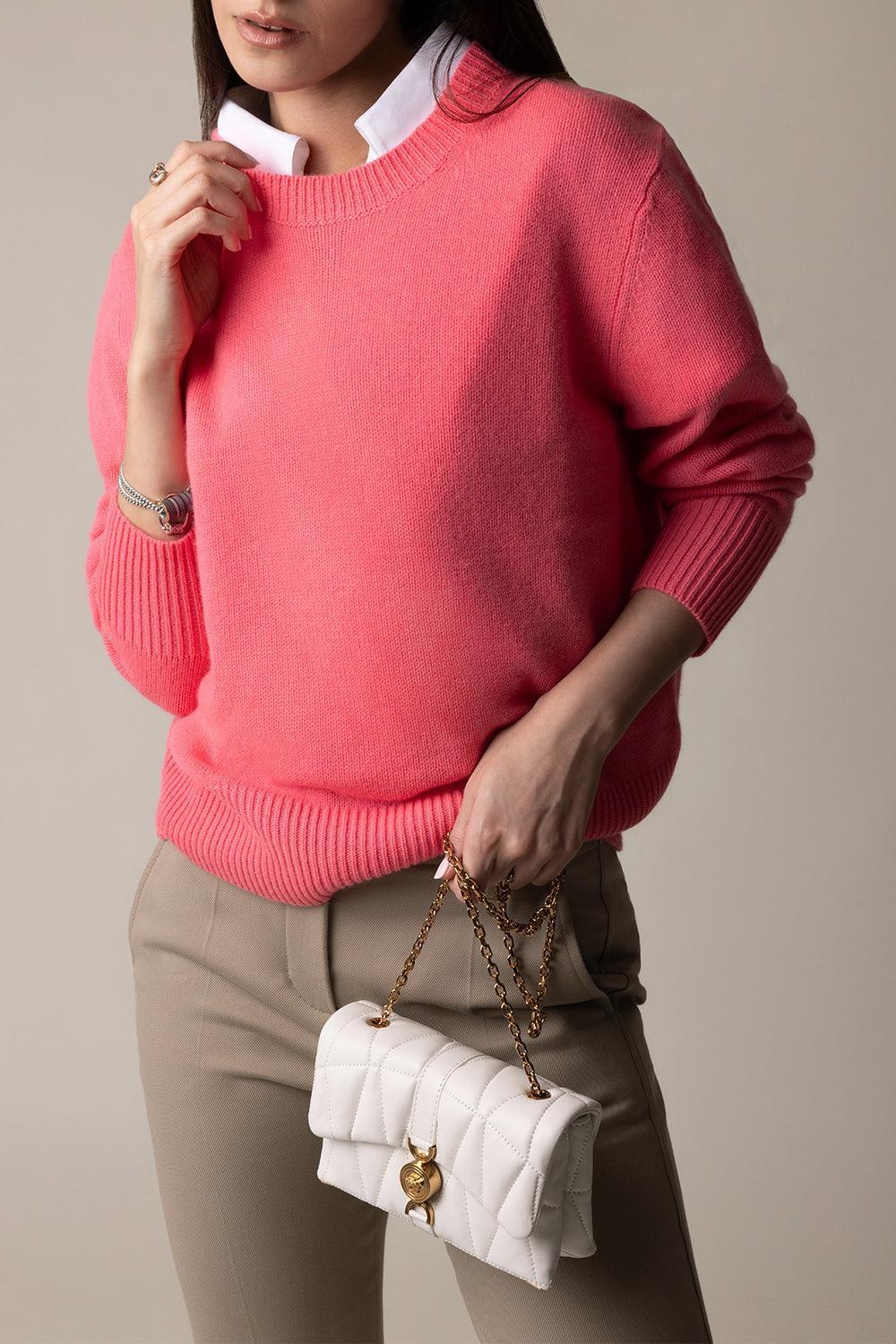 Long Sleeve Sweater - Strawberry - 3