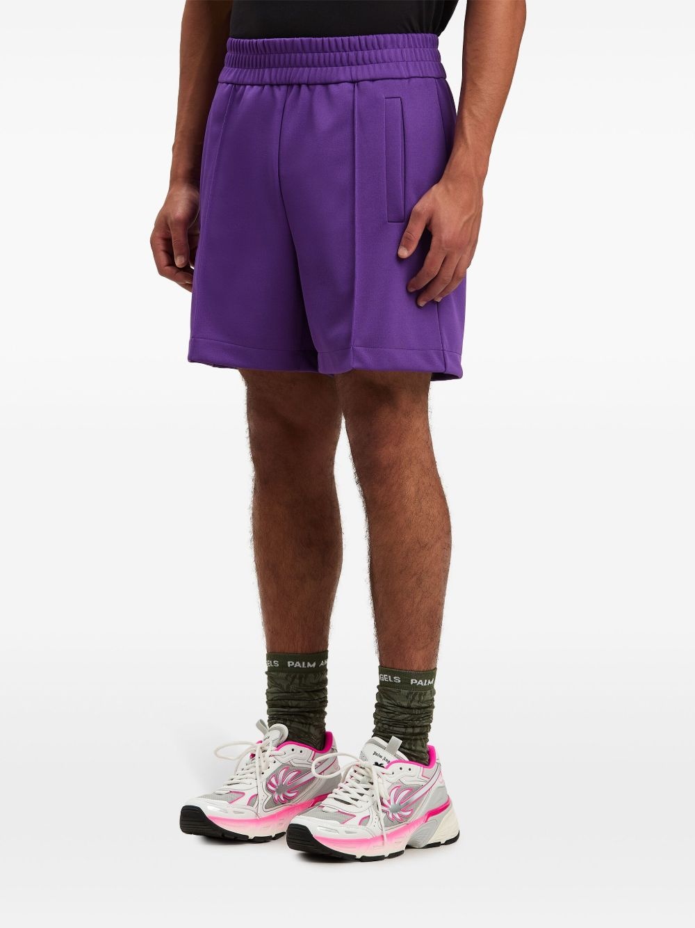 logo track shorts - 4