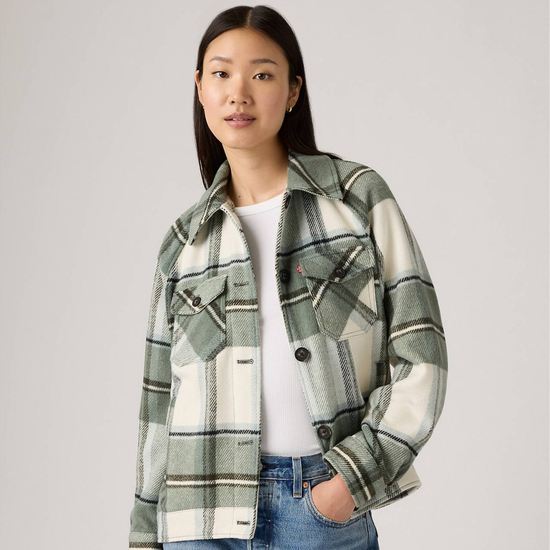 Levi's WOOL BLEND RAGLAN SLEEVE SHIRT JACKET outlook