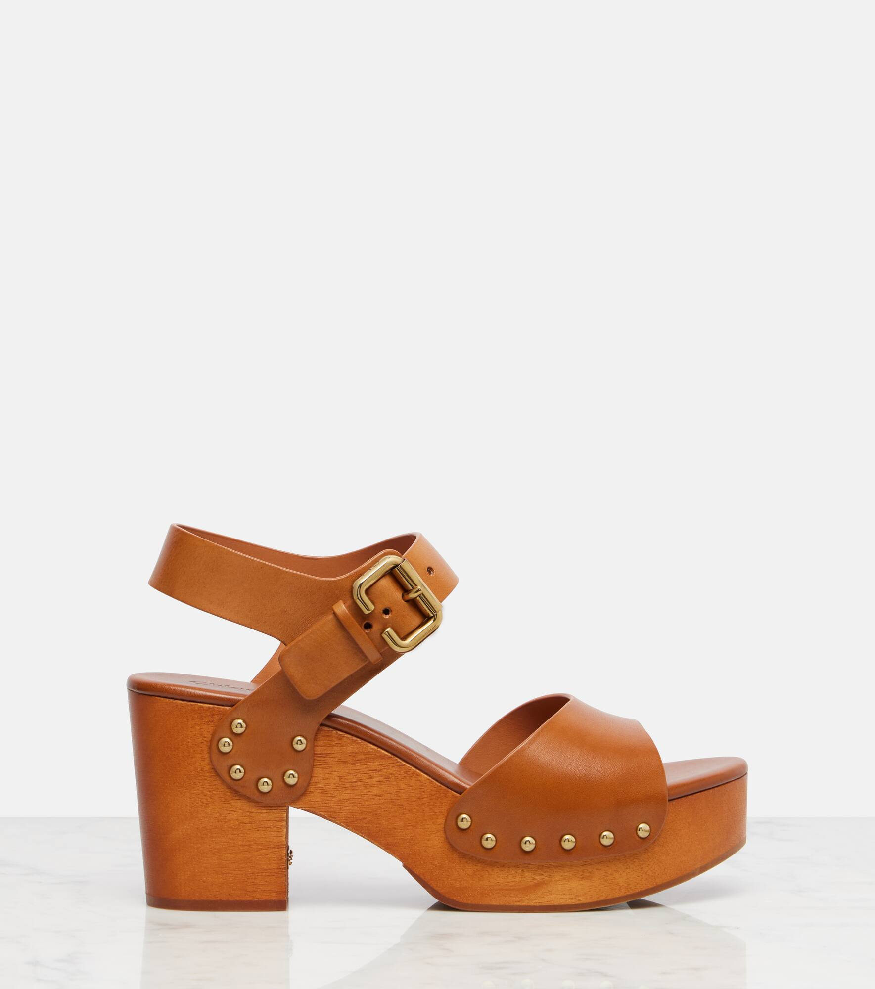 Jeannette 80 studded leather sandals - 4