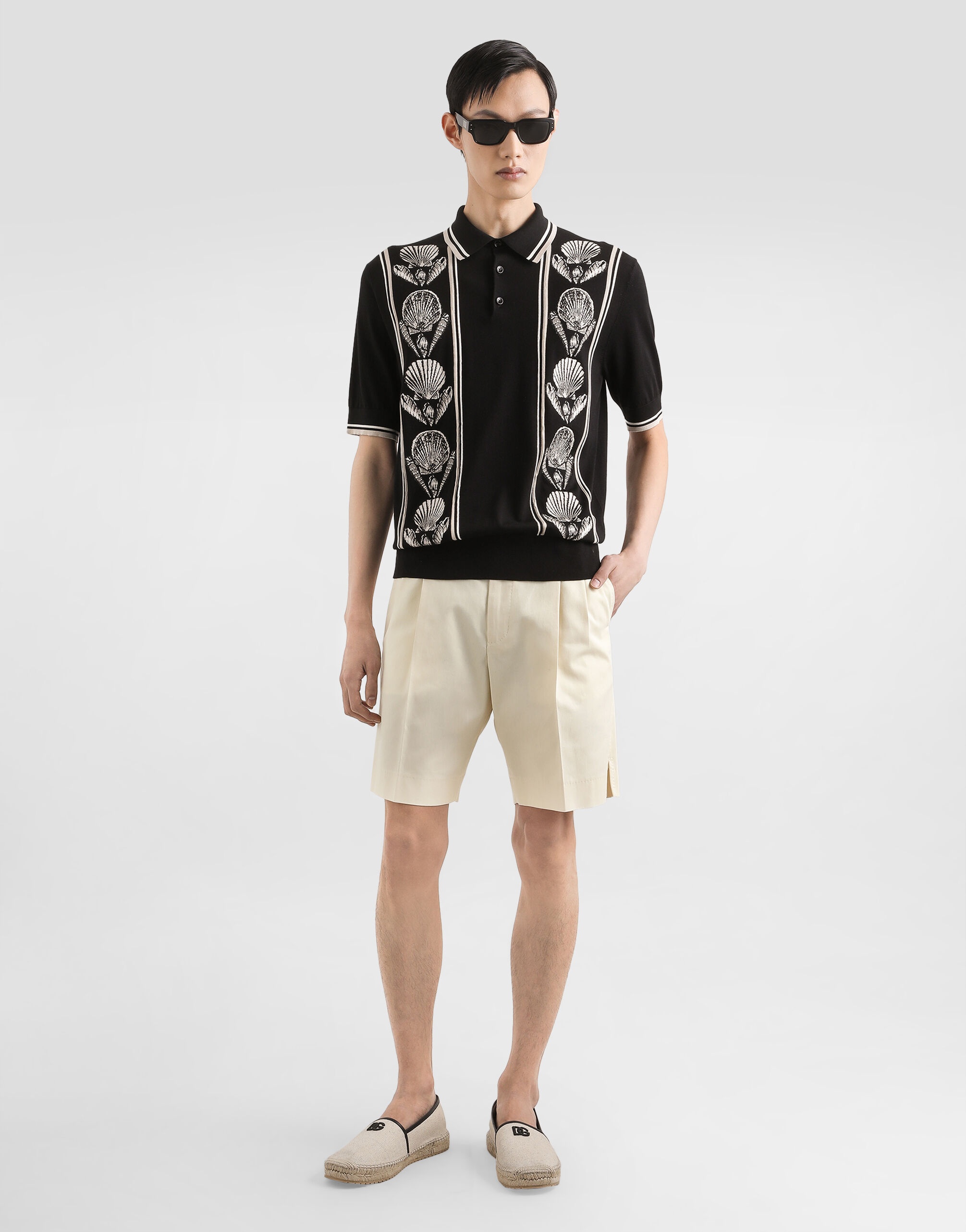 Cotton gabardine bermuda shorts - 2