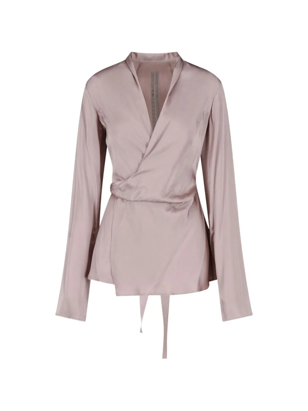 Laura wrap-style tie-fastening blouse - 1
