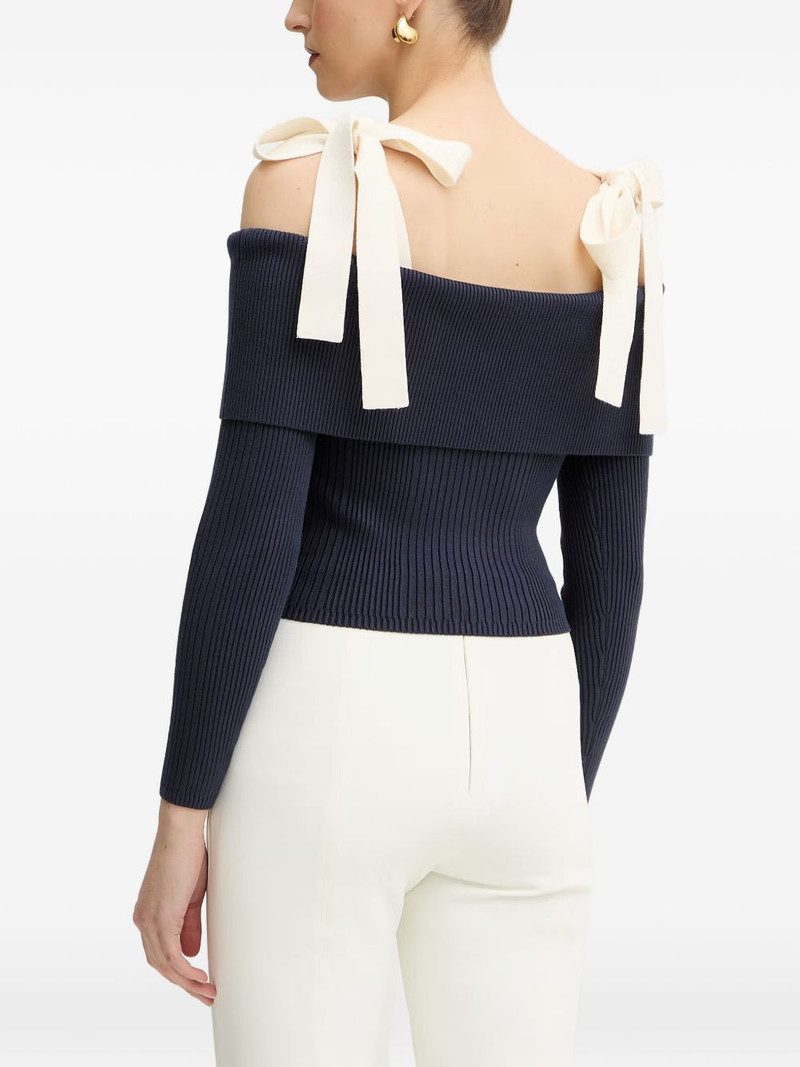 bow ribbed sweater 3