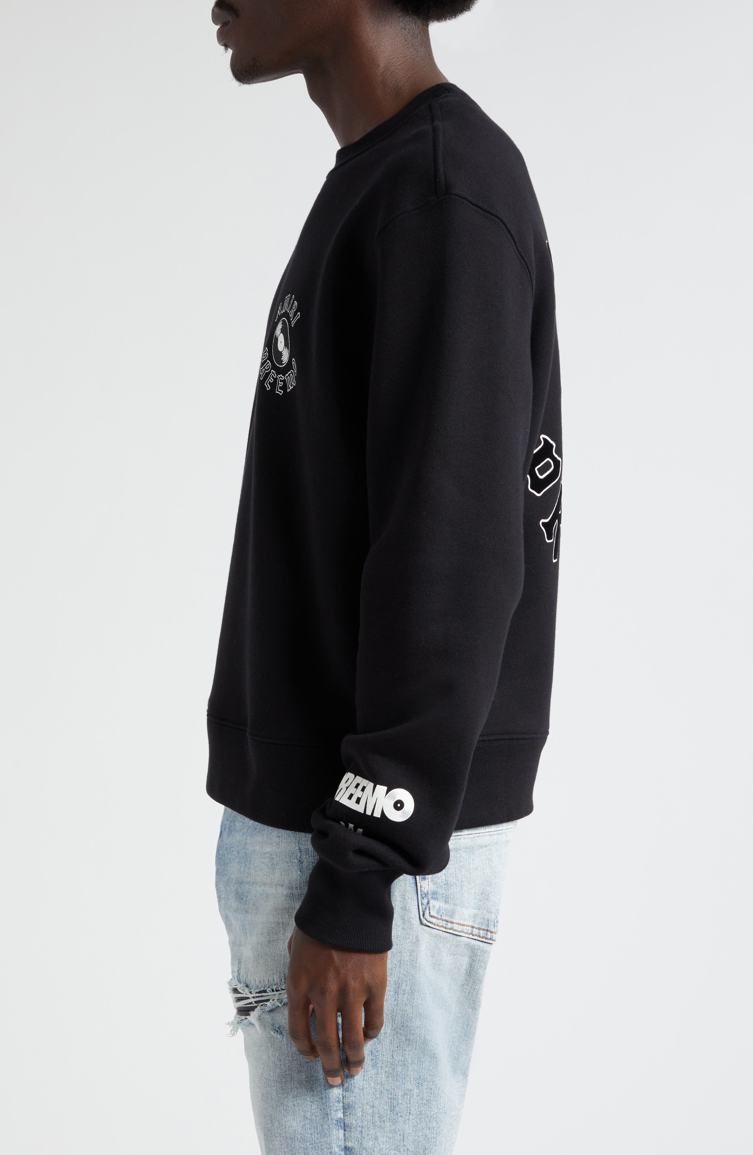 x Premier Records Cotton Graphic Sweatshirt - 3