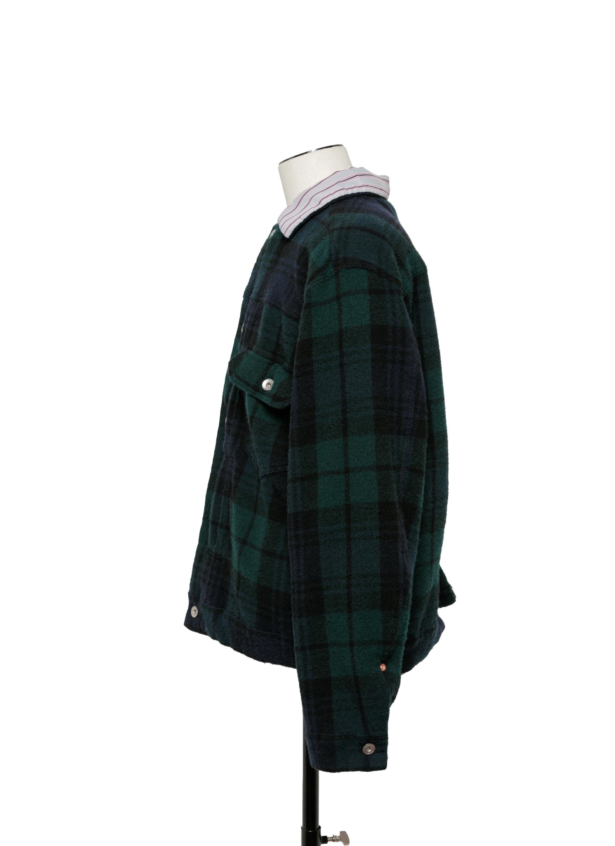 Wool Shrivel Reversible Blouson - 3