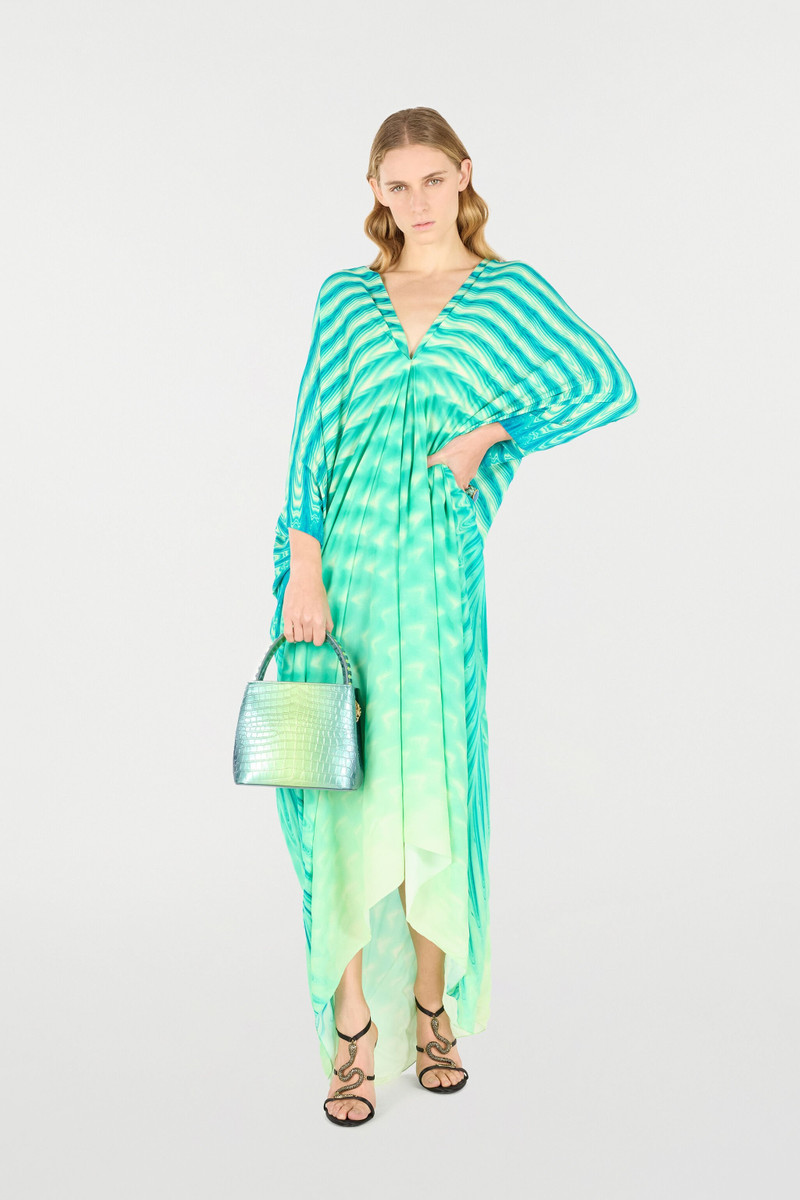 Roberto Cavalli Caftan With All-Over Print outlook