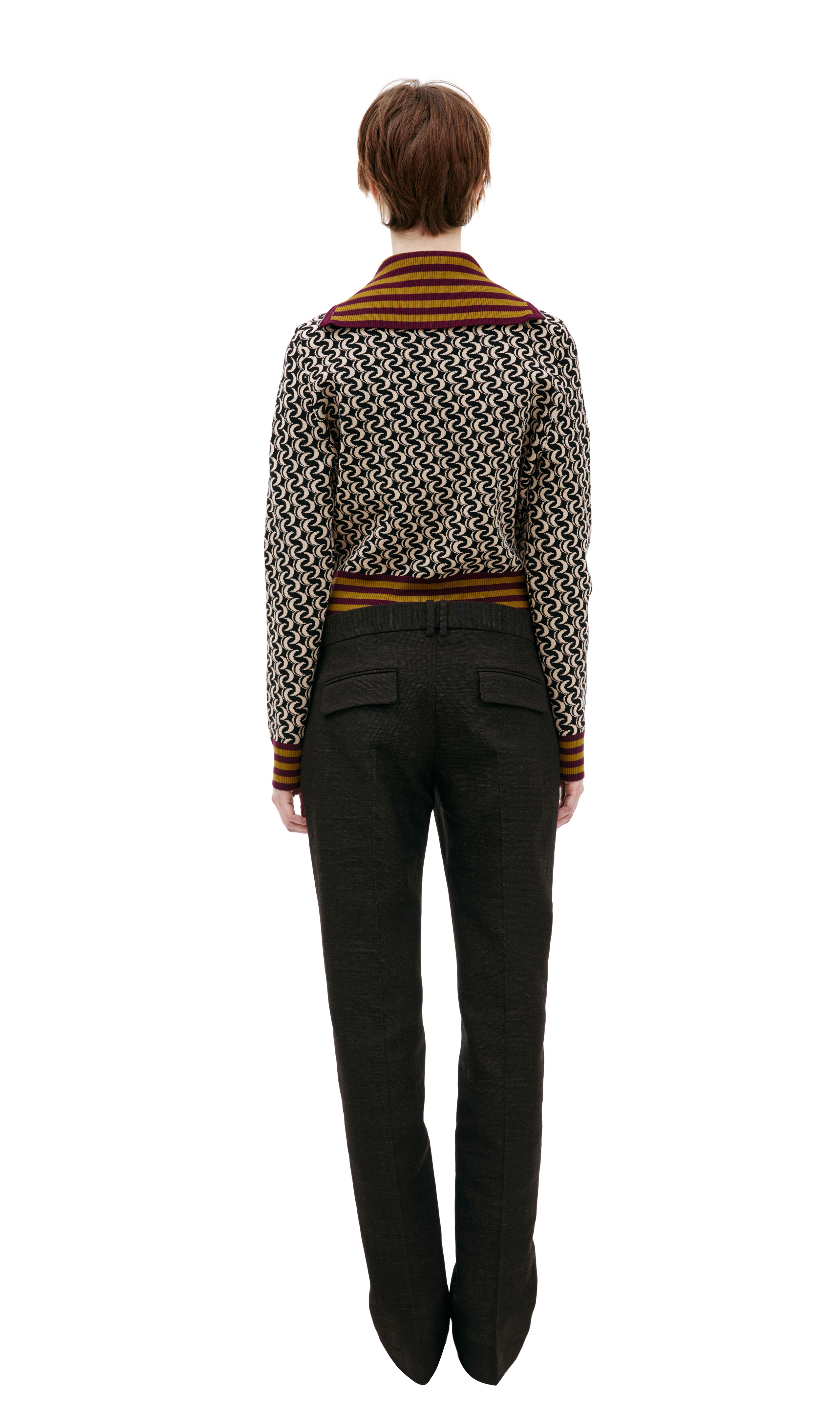 STRAIGHT TROUSERS WITH ARROWS - 3