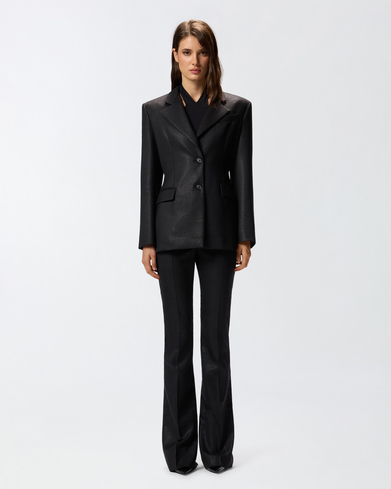 PINSTRIPED BLAZER WITH STRAP 3