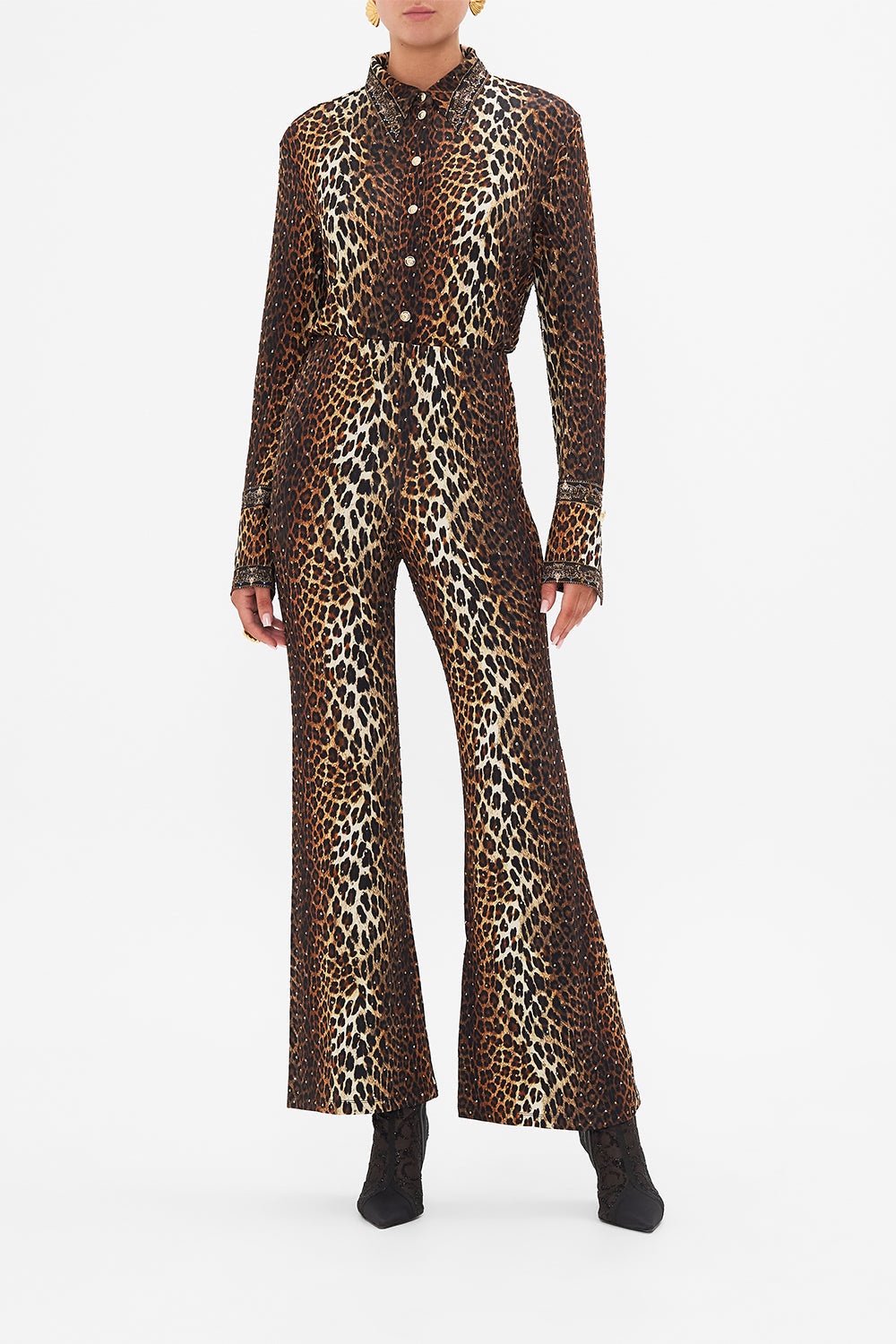 JERSEY FLARE PANT - 2