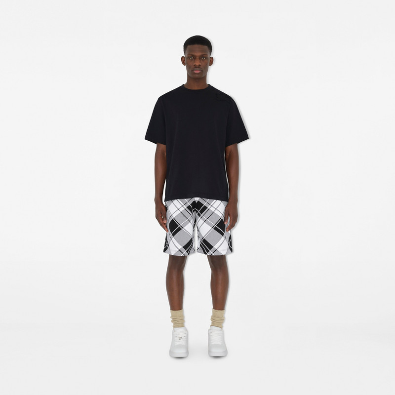 Burberry Check Nylon Blend Shorts outlook