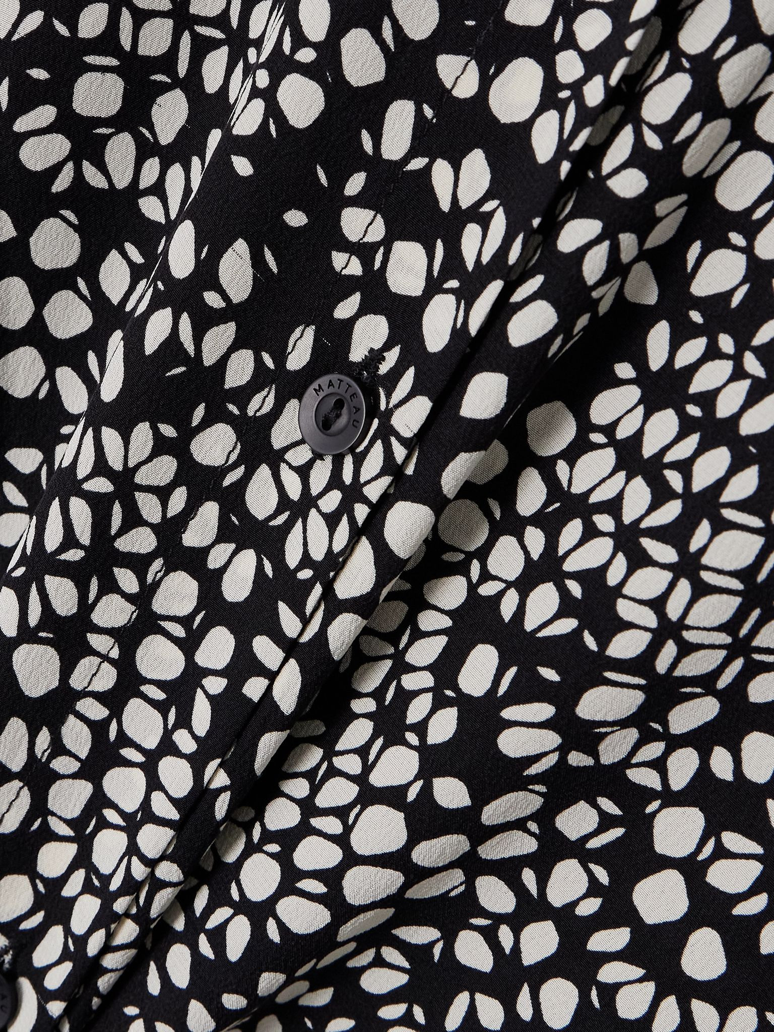 Silk crepe de chine shirt Black - 5