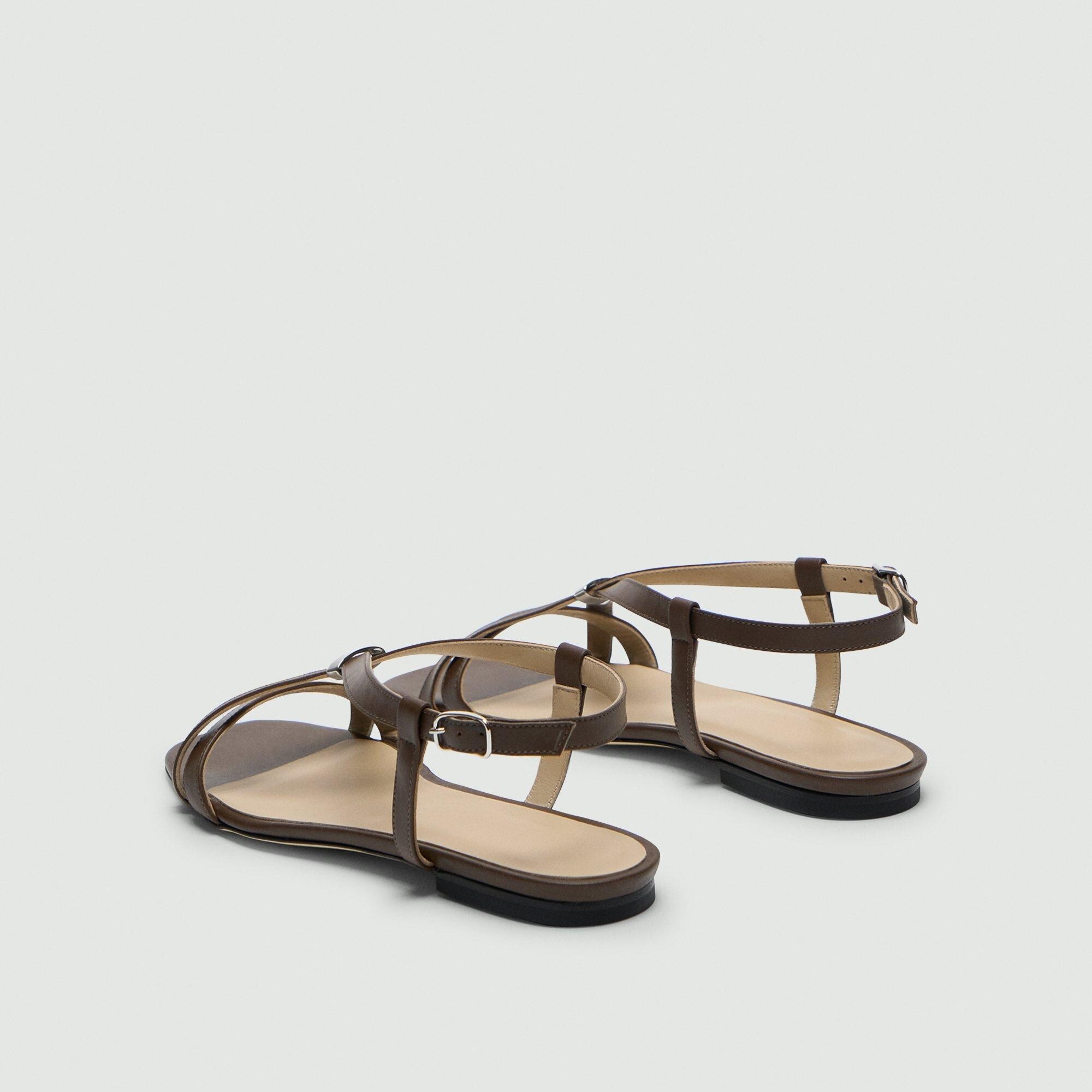Ring Sandal in Leather - 4