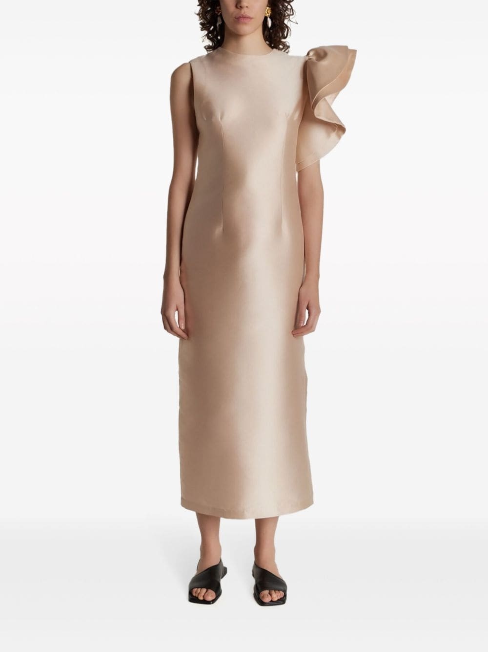 Franz ruffle-detailing dress - 2