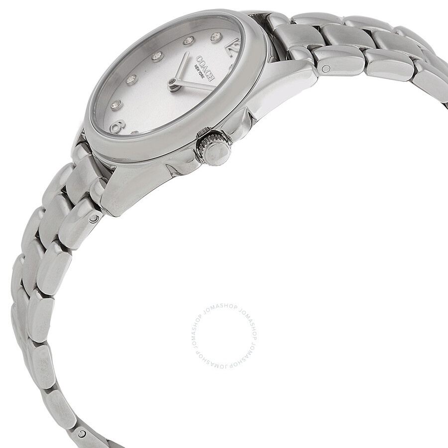 Coach Greyson Quartz Crystal Silver Dial Ladies Watch nd Bracelet Set 14000089 - 2