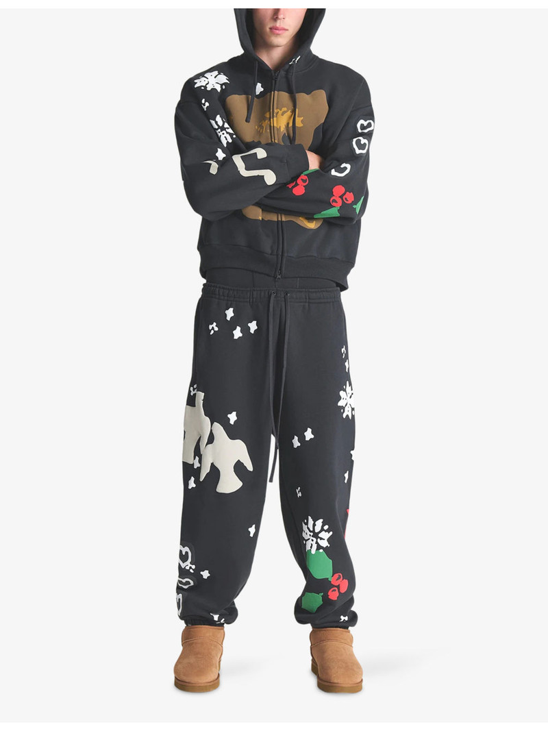 SKIMS Cactus Plant Flea Market x SKIMS Graphic Cotton-Jersey Jogging Bottoms outlook