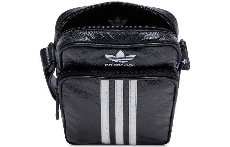 Balenciaga x adidas Small Crossbody Messenger Bag 'Black White' 721850210M41091 - 6