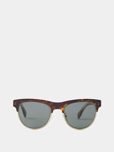 FENDI Travel round tortoiseshell-acetate sunglasses outlook