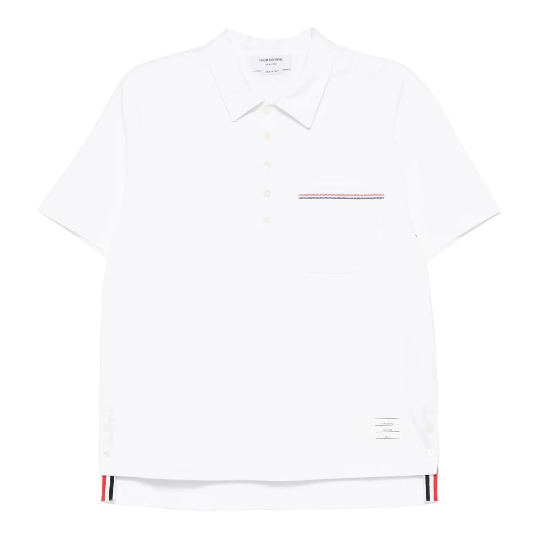 Oversized Short Sleeve Polo Men - 1