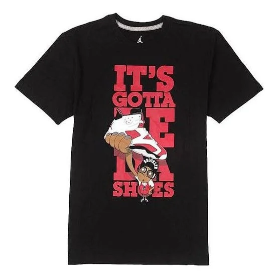 Nike AS IT'S GOTTA BE DA SHOES T-shirt 'Black' 635707-010 - 1
