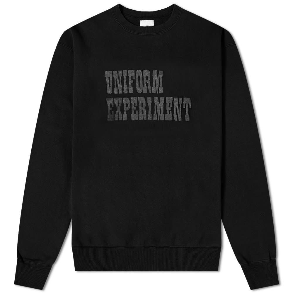 Uniform Experiment Panel Sleeve Wide Crew Sweat - 1