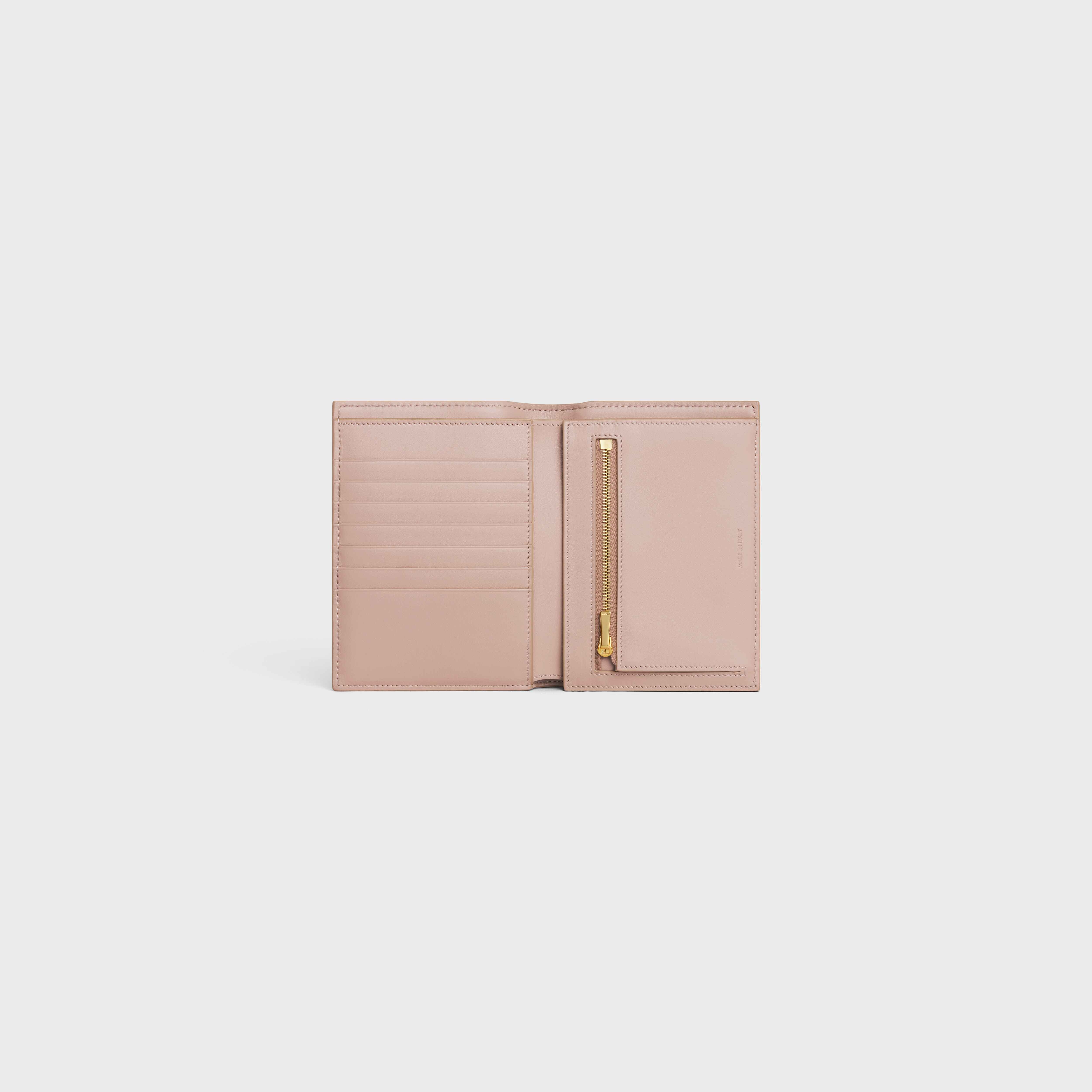Medium strap wallet in Bicolour Grained Calfskin - 4