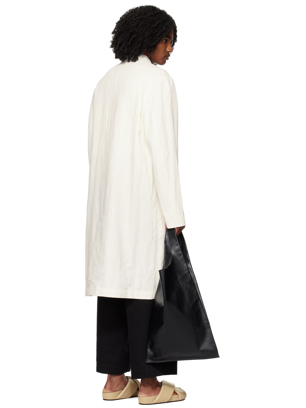 Off-White Flap Pocket Coat - 3