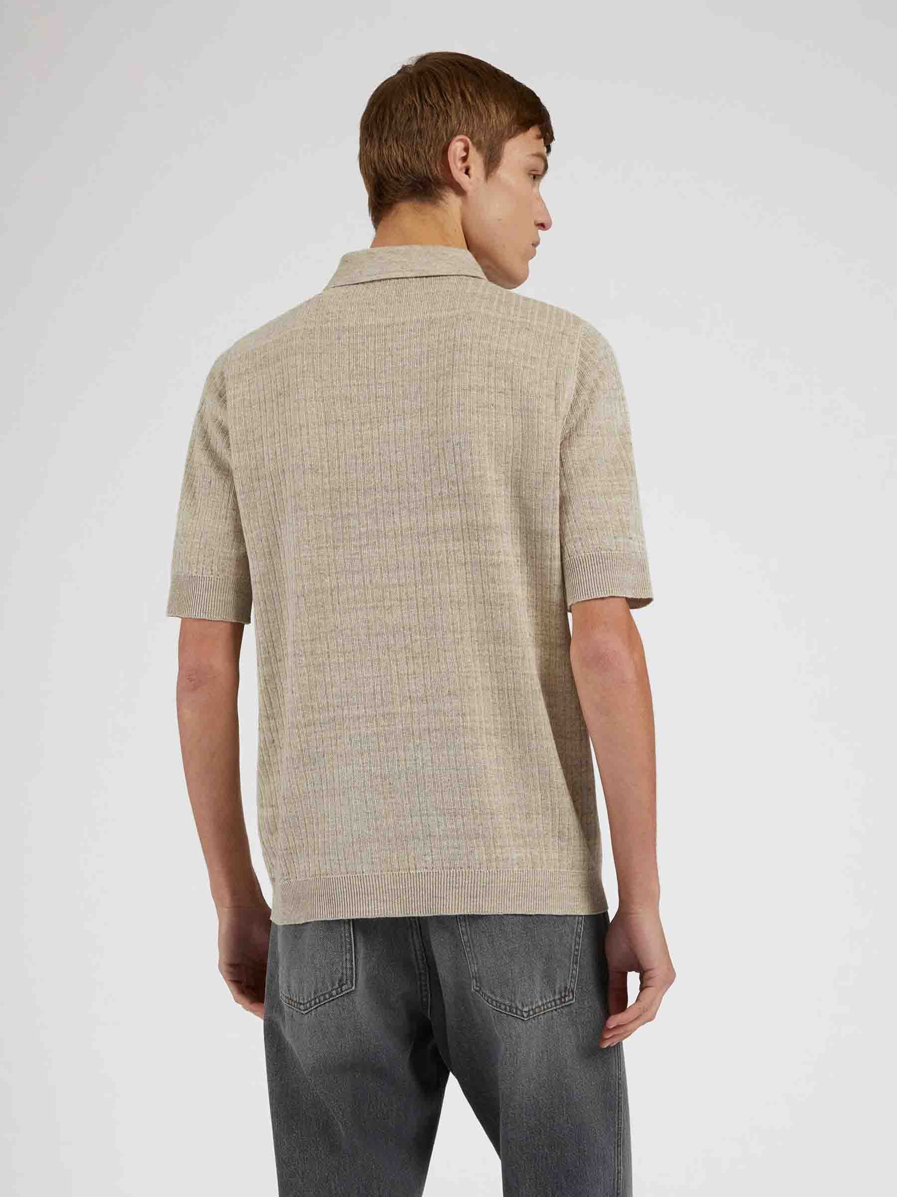 TRICOT KNIT POLO - 3