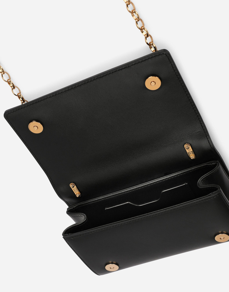 DG Girls phone bag in plain calfskin 5