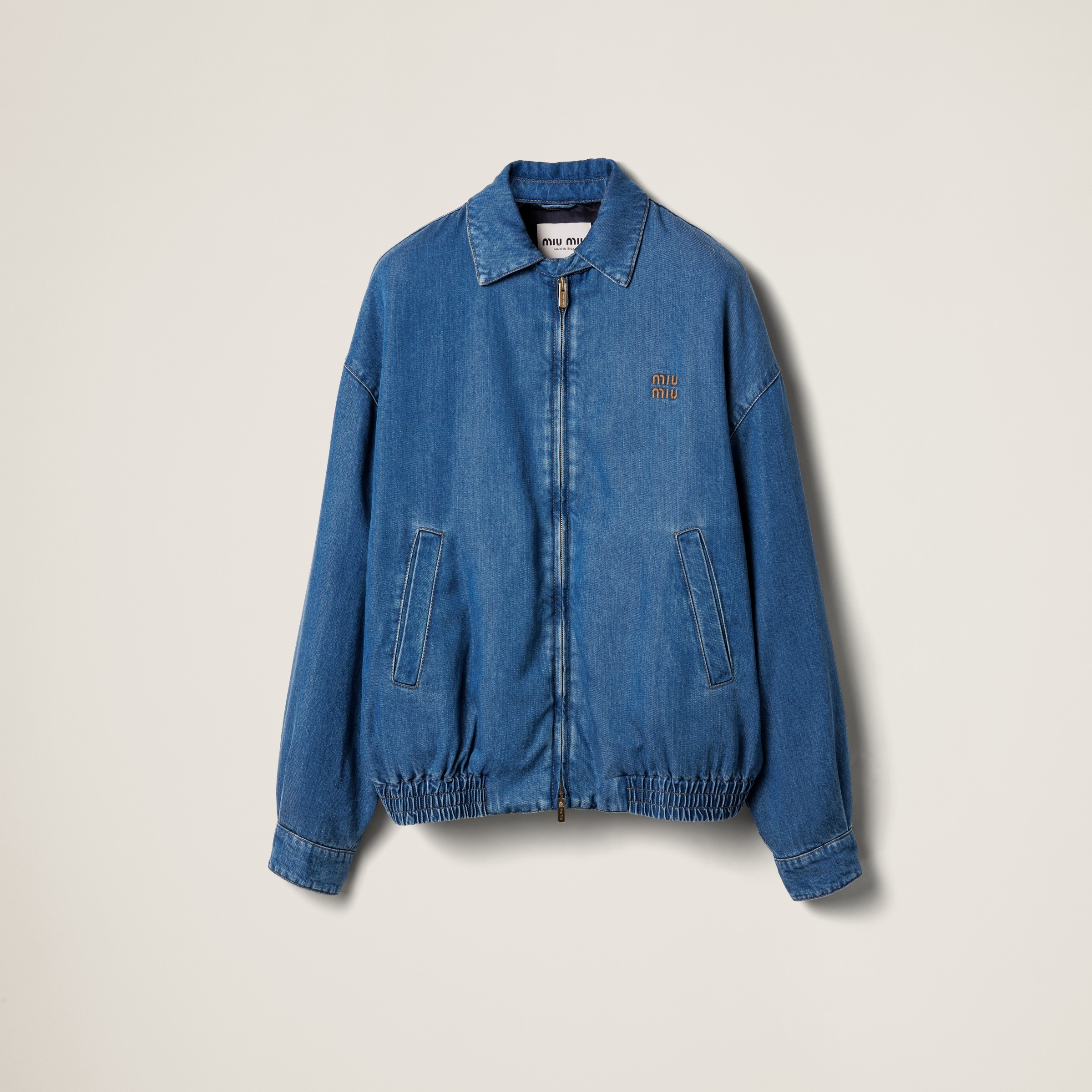 Denim down jacket - 1