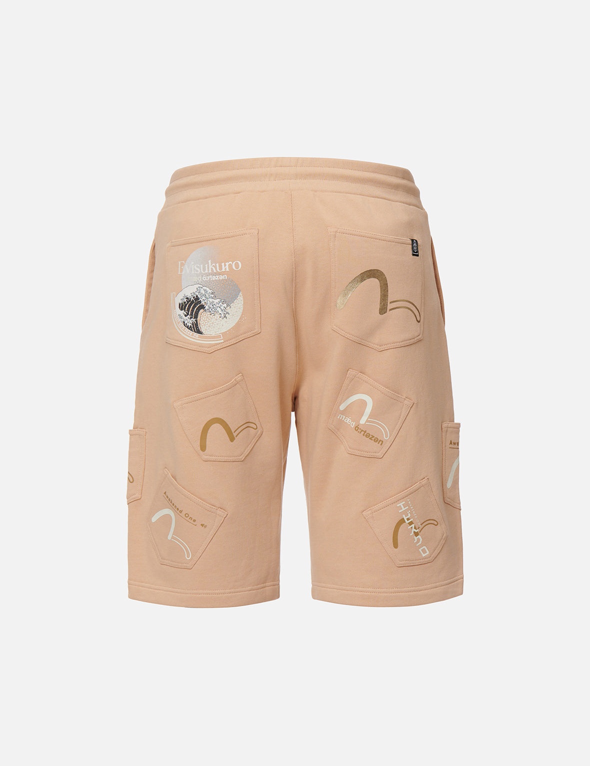 Seagull Print Pocket Sweat Shorts - 2