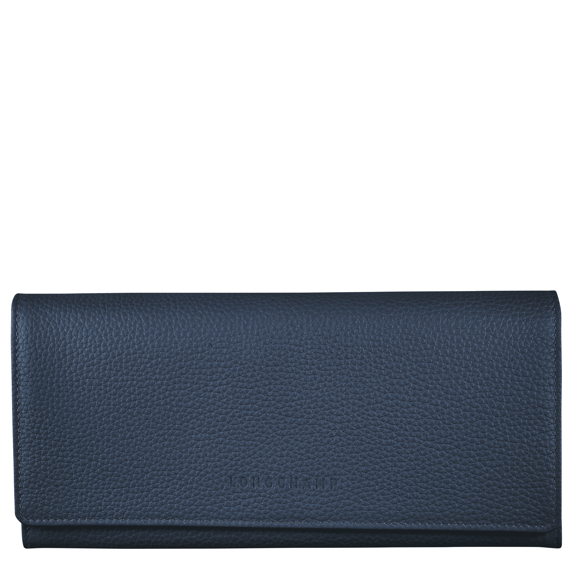 Le Foulonné Continental wallet Navy - Leather - 1