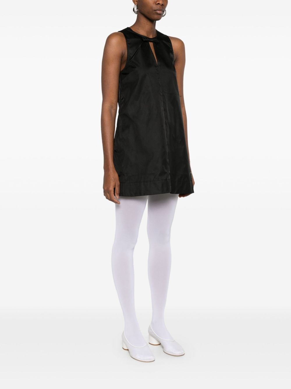bow-detail mini dress - 3