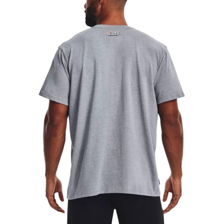 Under Armour Heavyweight T-shirt 'Grey' 1376836-035 - 5