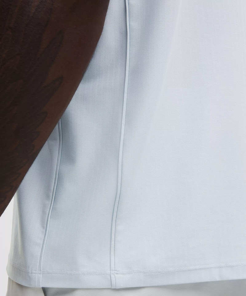 UV-Protective Striped Mesh Tennis T-Shirt 5