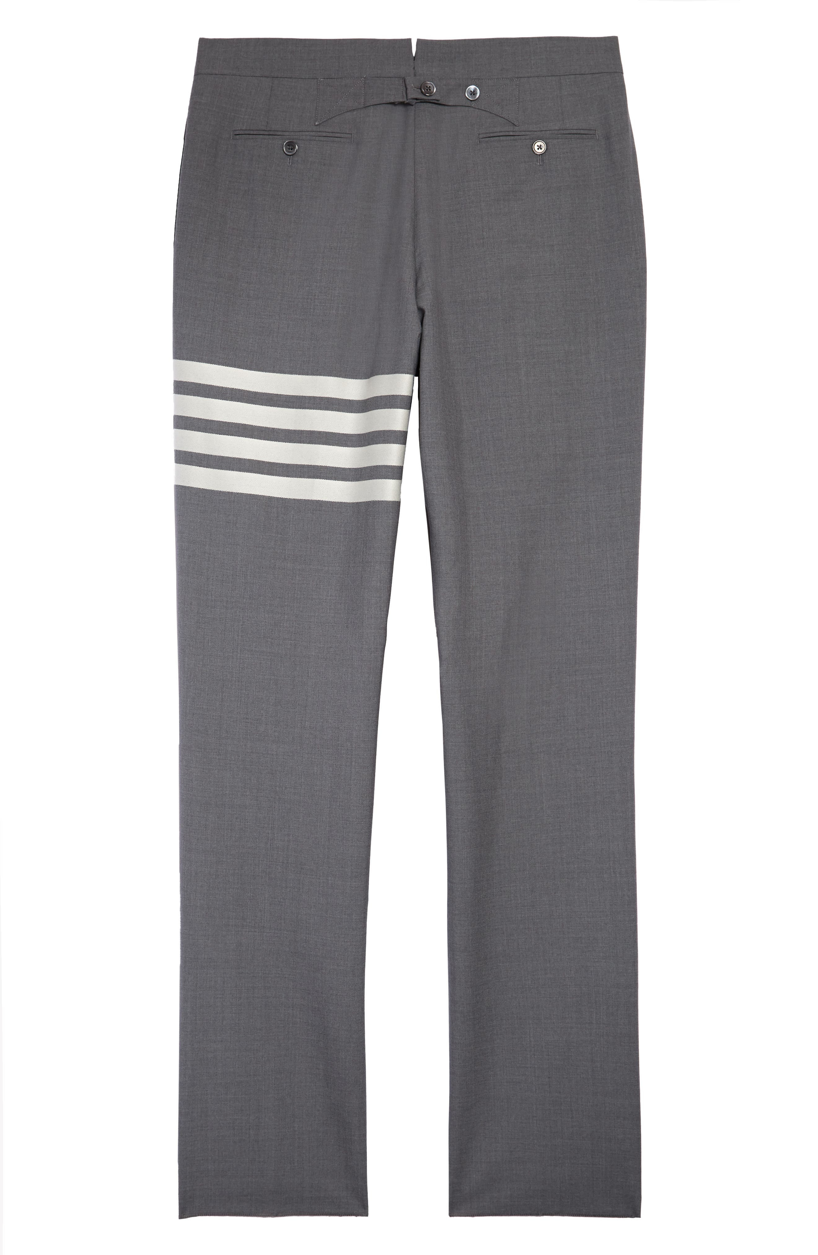 4-Bar Mélange Wool Pants - 7